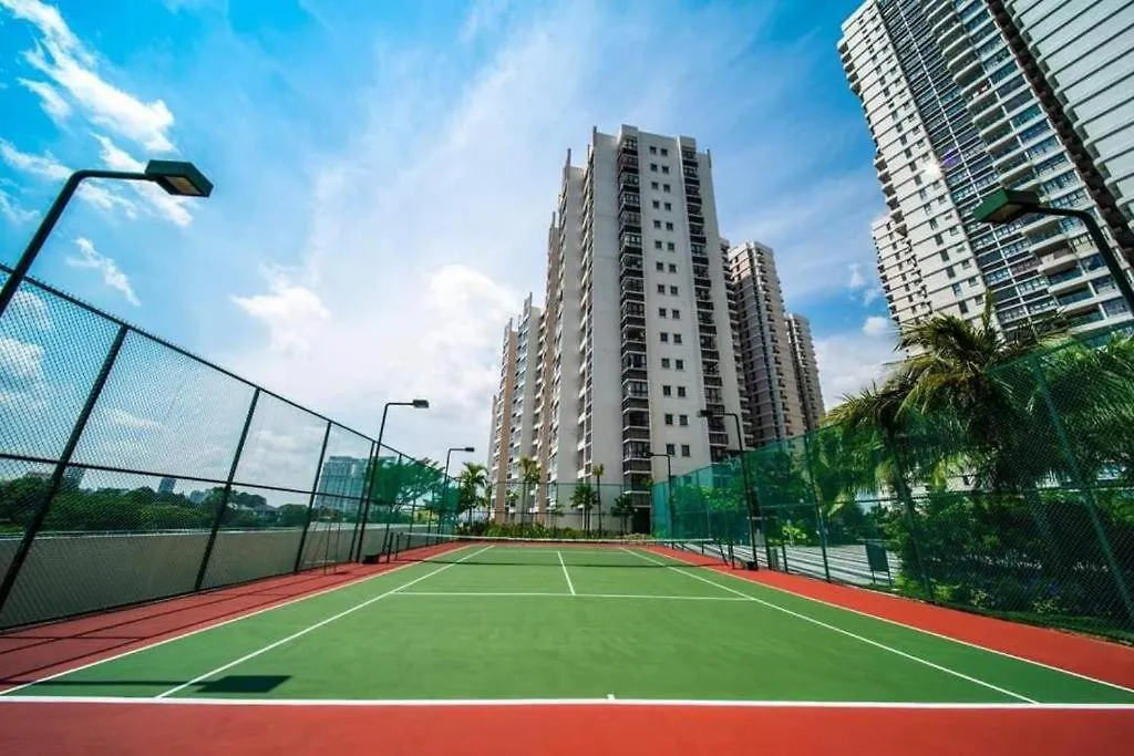 金海湾@Danga Bay温馨舒适海景套房三房三厕6-12人适合家庭入住 Johor Bahru 0*,