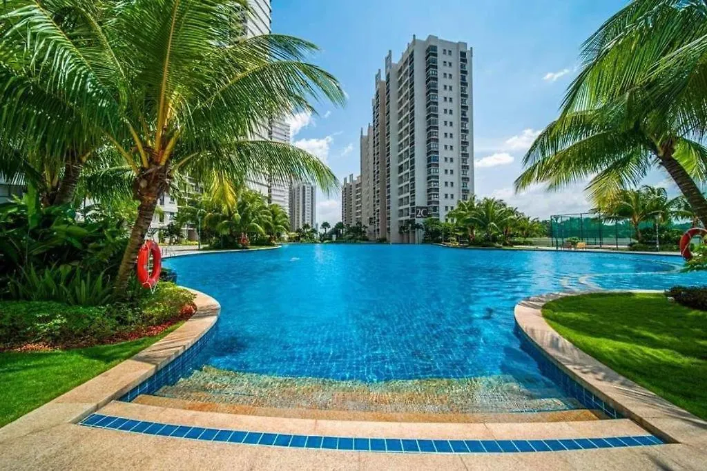 金海湾@Danga Bay温馨舒适海景套房三房三厕6-12人适合家庭入住 Johor Bahru Appartamento