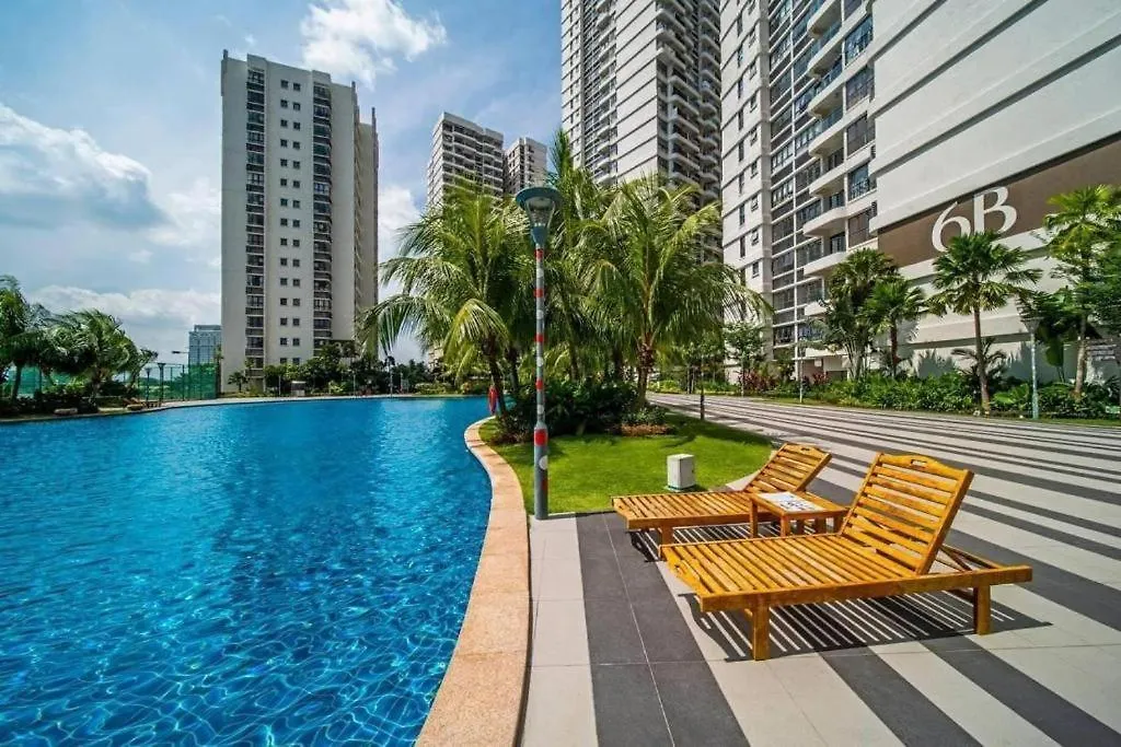 Appartamento 金海湾@Danga Bay温馨舒适海景套房三房三厕6-12人适合家庭入住 Johor Bahru